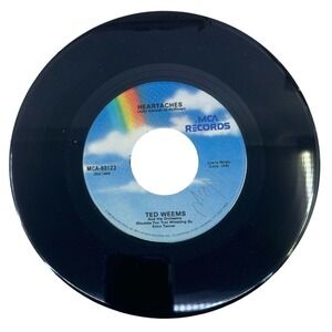 Ted Weems Heartaches / Oh! Monah 45 RPM Vinyl Record 1973 MCA Records
